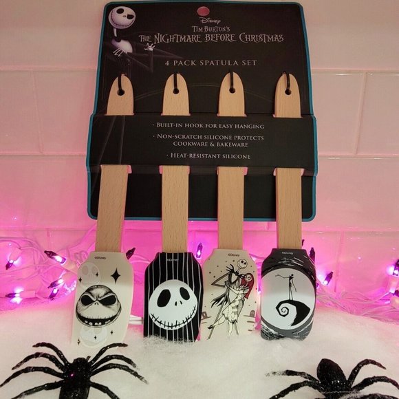 Nightmare before Christmas four pack spatula set silicone cookware **BRAND NEW** - Picture 1 of 1